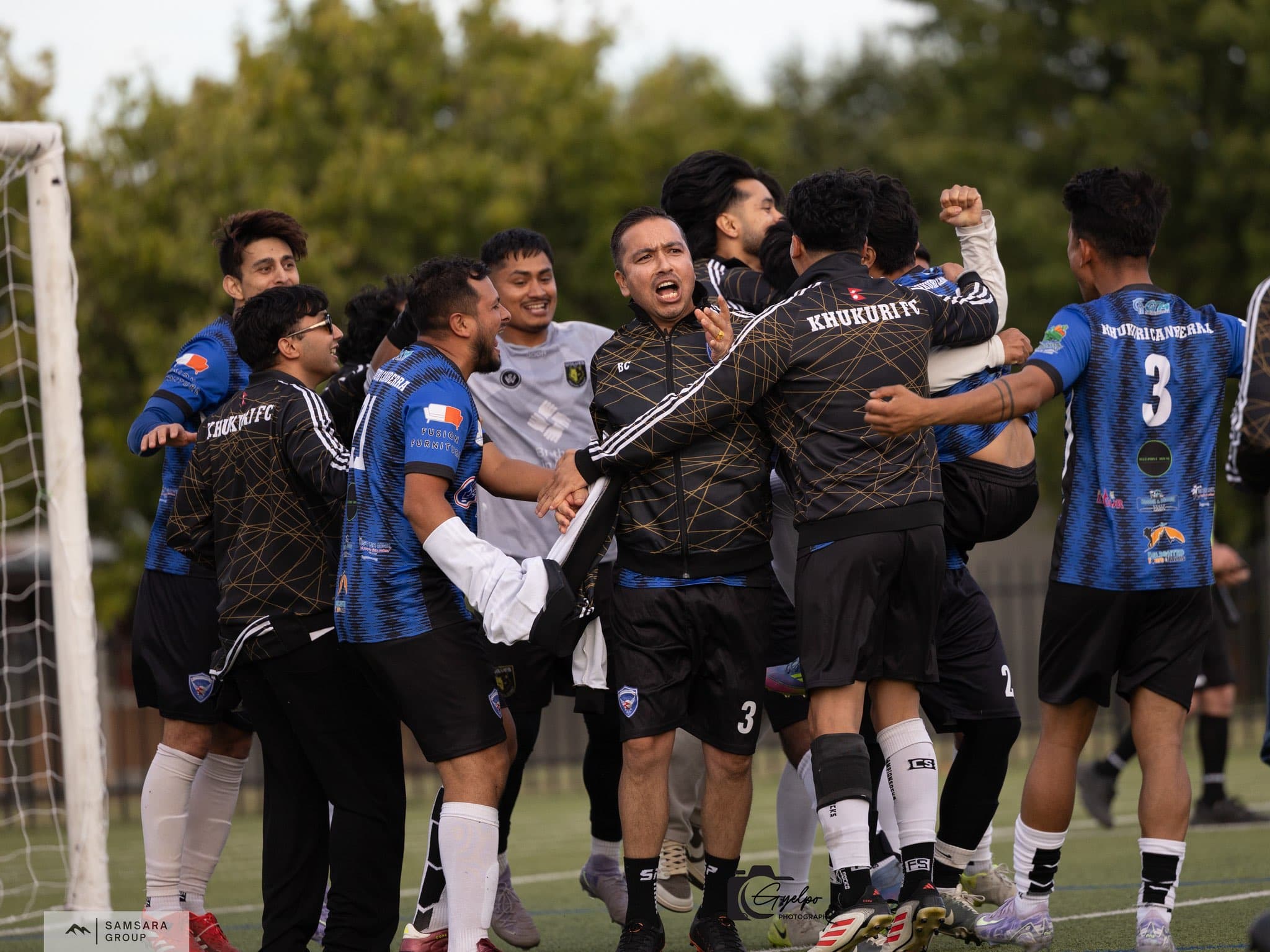 Khukuri Canberra FC receive the Season 2 winners cheque